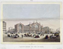 façade de la gare du nord